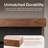  Modern Ember Walnut Creek Fireplace 60" Mantel Shelf - 9" Depth, Close-Grain Details - Real Walnut Wood-92286452-92286451