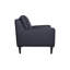 Fauteuil en cuir fleur 33 po Balaal