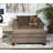 Rabelais Upholstered Armchair with Ottoman-105410608