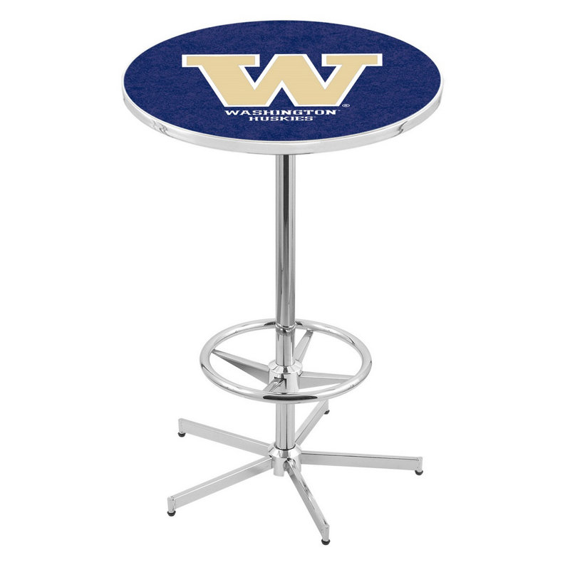NCAA Round Dining Table, University of Washington