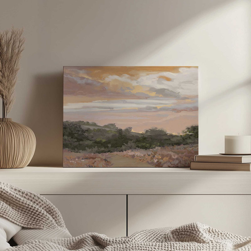 Reproduction d'art «Mute Sunset» par Kamdon Kreations, Toile non encadrée, L 32 po x H 24 po, Ne s’applique pas