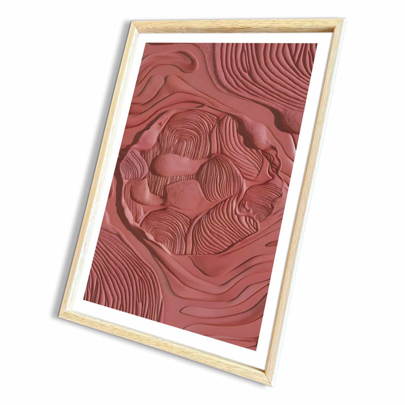 Peinture décorative en panneau de fibres à densité moyenne, 16.5" H x 24.4" W