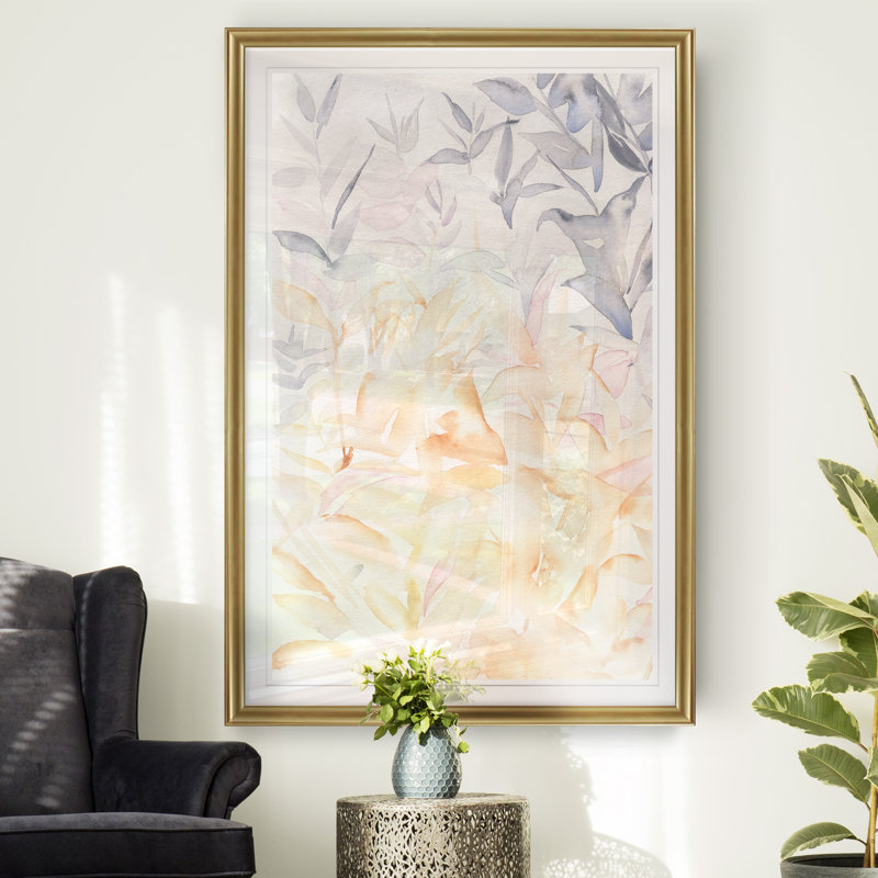 Whispering Boughs II - reproduction d'art sur toile, H 18,5 po x l 24,5 po x P 1,5 po, Cadre doré