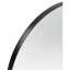 Miroir de salle de bain arqué en métal noir 20 po x 30 po pour mur. (W2203134104)-2021240142-2021240181-2021240141