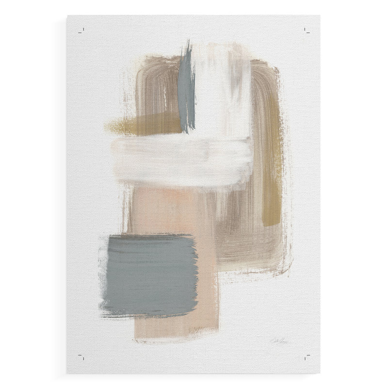 Soft Symmetry I - Impression sur toile seulement - NON-CADRE, H 60 po x l 40 po