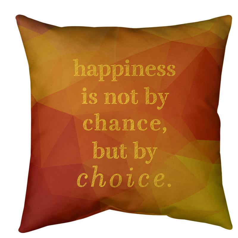 Floor Pillow, 28" x 28", Yellow/Orange