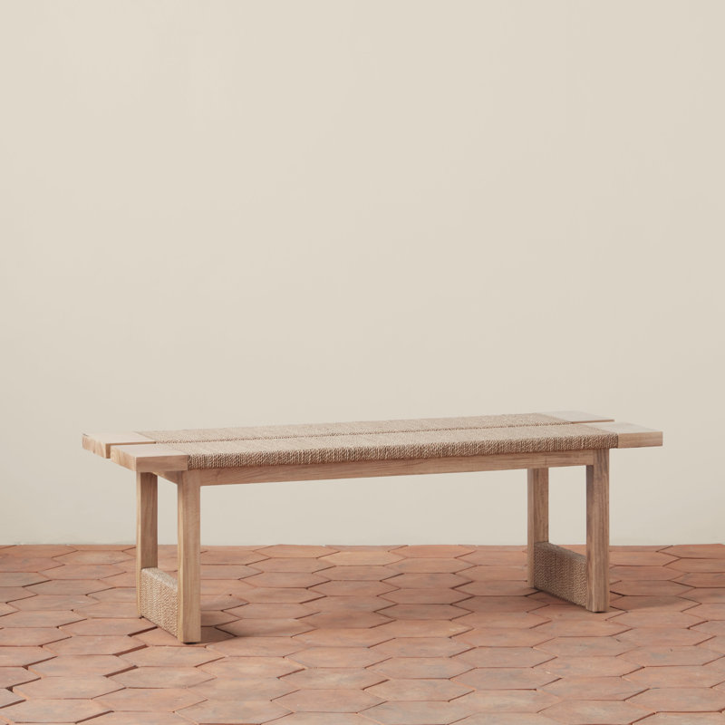Textura Solid Wood Bench