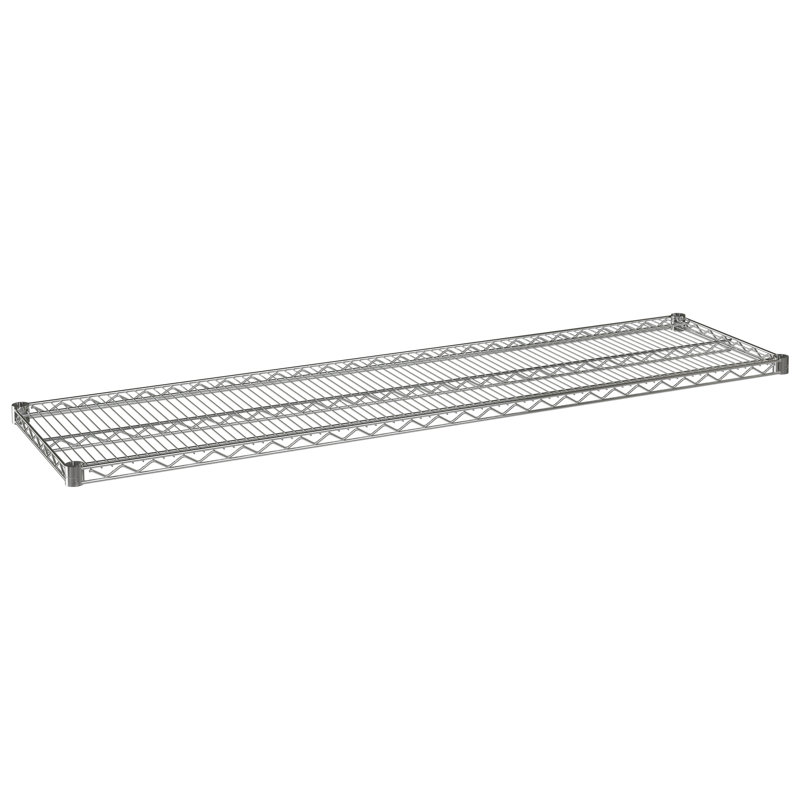 Wire Shelf, Chrome, 1" H x 66" W x 21" D