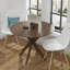 Harbaugh Round Solid Wood Base Dining Table