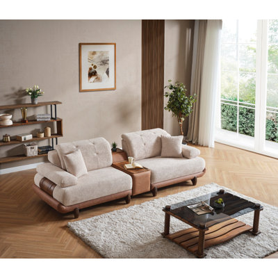 Qinte Comfort Sofa With Integrated Middle Table