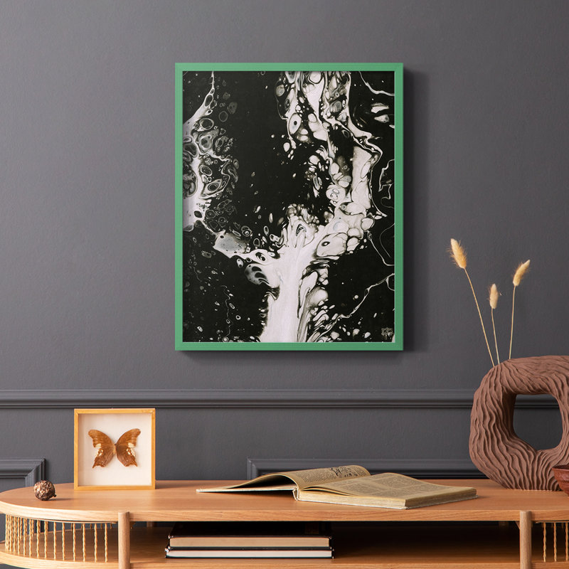 C37 Framed Print - Solid Wood, Green, 10" H x 8" W