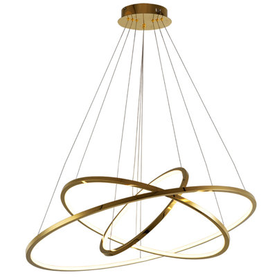 Thida 3 - Light LED Geometric Chandelier