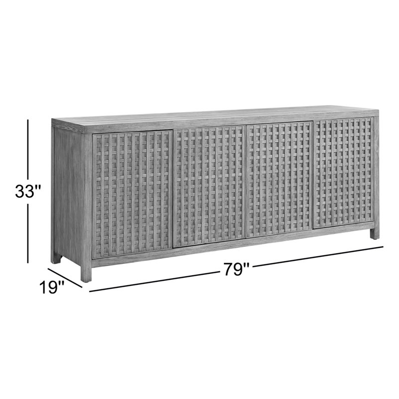 Dwell 79'' W Credenza, Brown