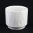 3-Piece White Ceramic Planter Pot Set with Saucers, Indoor Outdoor Plant Pots with Drainage Holes, Embossed Texture Design