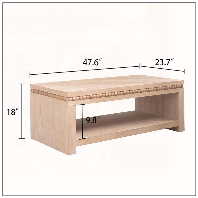 Table basse Modern, Naturel antique
