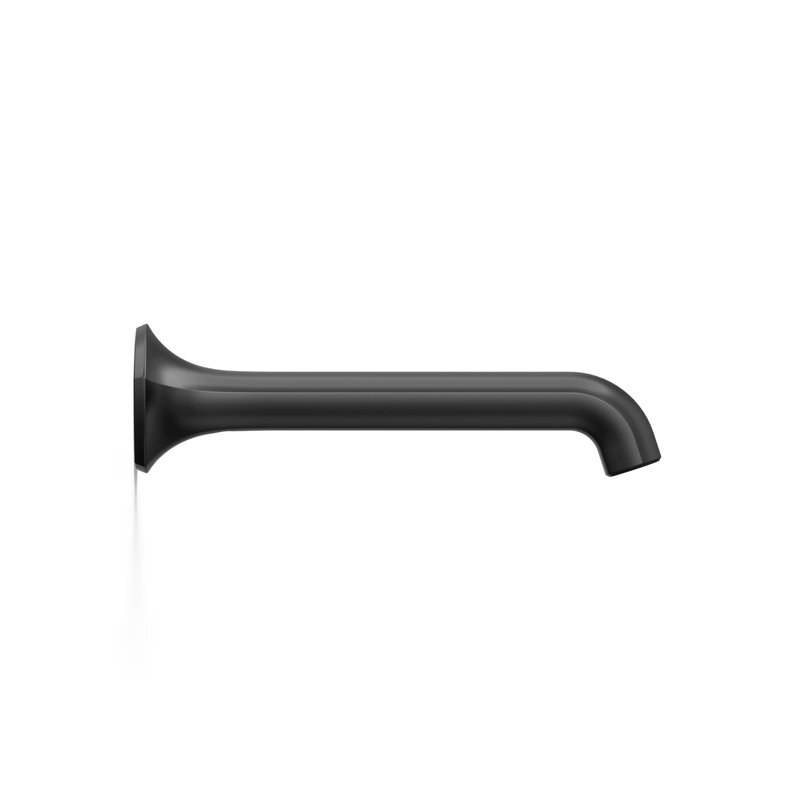 Robinet de lavabo mural occasion avec drain, Noir mat