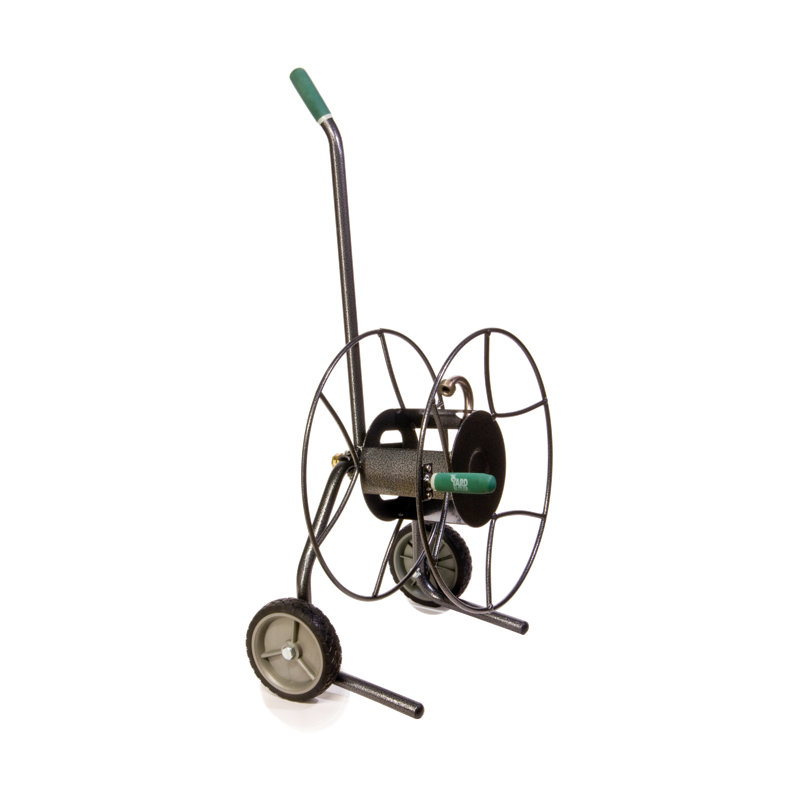 Yard Butler Compact Steel Garden Hose Reel Cart - 100'