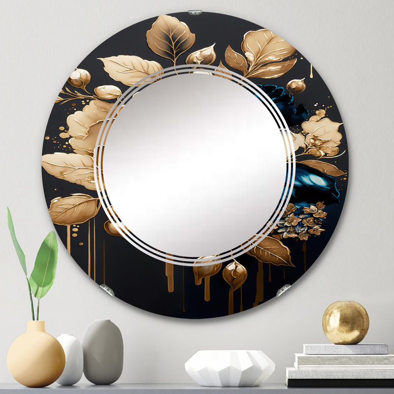 Miroir mural Camellia, 24 po x 24 po