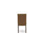Chaises parson classiques Florence - garniture cloutée en tissu de lin brun, ensemble de 2 chaises, acajou-417635658-417635706
