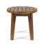 Table d'appoint d'extérieur en bois d'acacia 16 po
