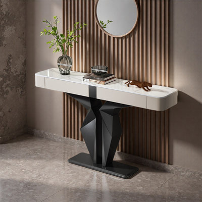 Sintered Stone Drawer Console Table