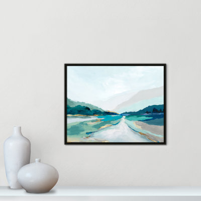 Hope Creek - Blue Version Print by Isabelle Z