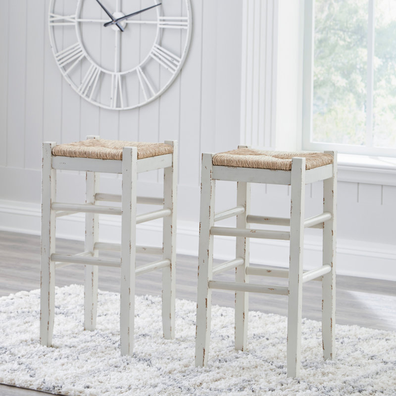 Tabouret de bar Broddrick 45075 ", Blanc, Tabouret de bar (siège d'une hauteur de 30 po)