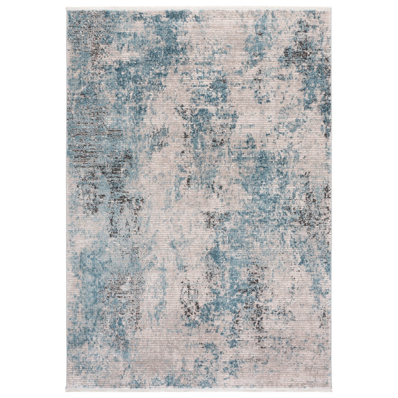 Shivan Performance Abstract Rug, Rectangle 5'3" x 7'6"