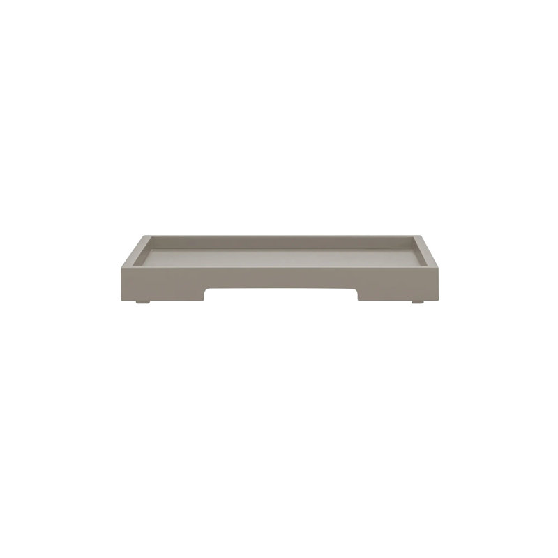 Tray, Grey, 3.1cmH x 24.8cmW x 19.5cmD