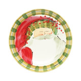 Old St. Nick Handmade Earthenware Dinner Plate