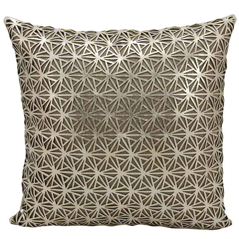 Couture Throw Pillow, Gold/Beige