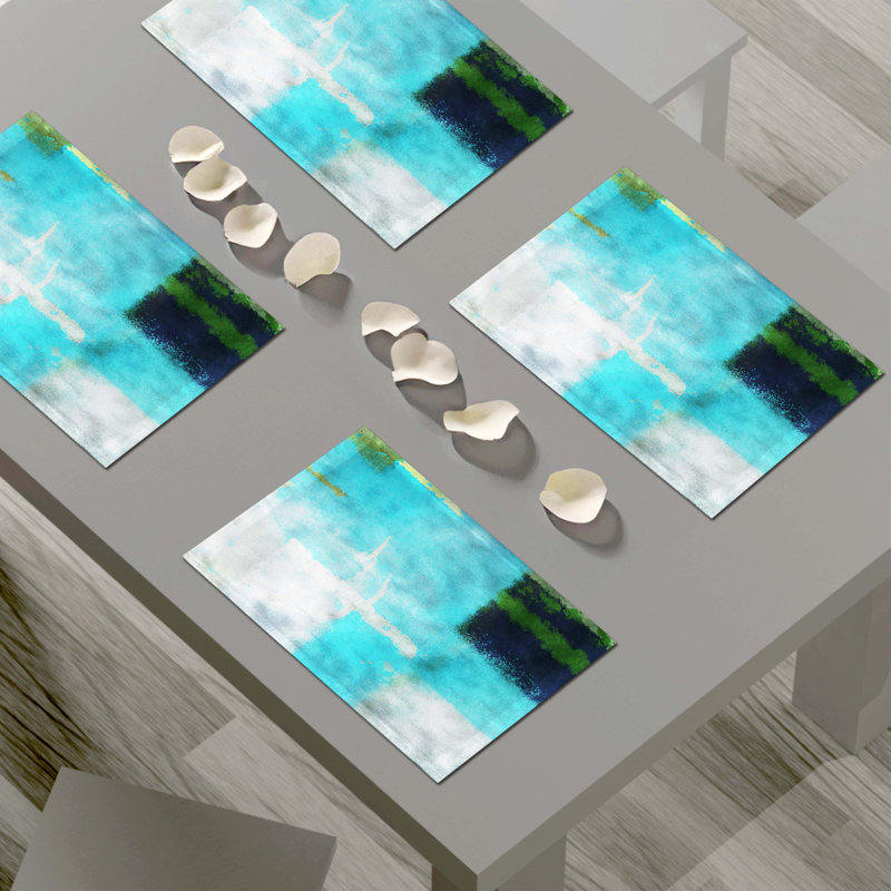Napperon abstrait en polyester