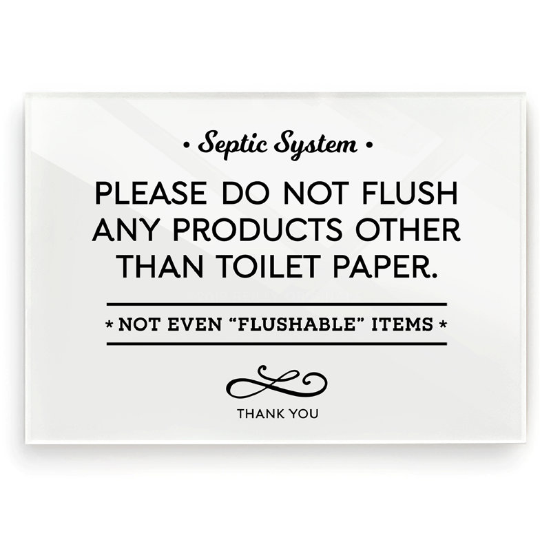 Ne pas rincer les produits autres que le papier hygiénique