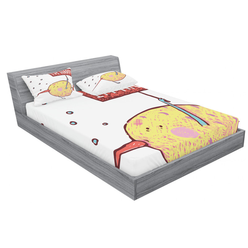 Microfiber Sheet Set, Full Sheet Set with Fitted Sheet
