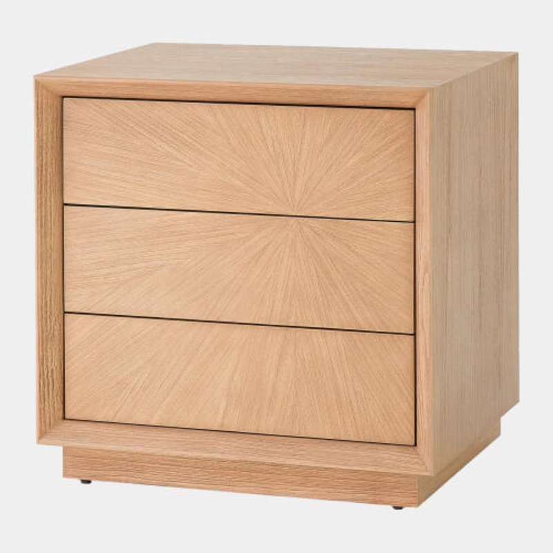 Burst 3 - Drawer Solid Wood Nightstand