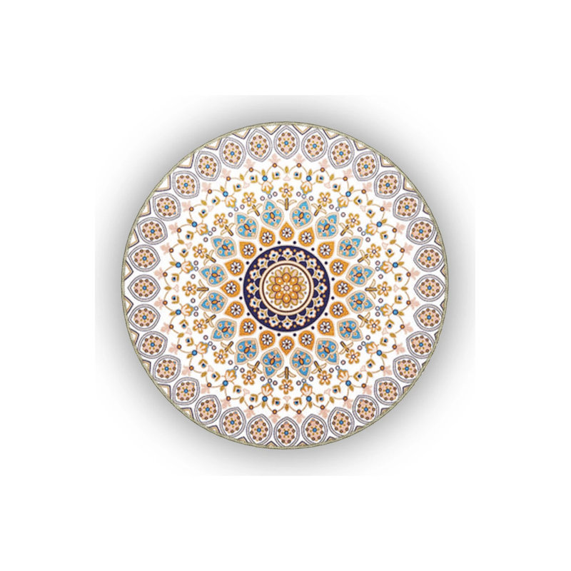 Multicolored Traditional Motif Ethnic Patterned Vintage Decorative Carpet, Runner 3'4" x 9'11"