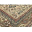 Hand-Knotted High-Quality Beige and Red Area Rug