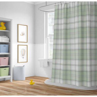 Bully Plaid Ultra-Thin Lightweight Shower Curtain