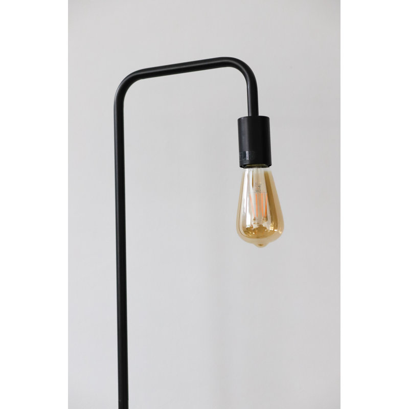 Price 146cm Arched Floor Lamp, Black