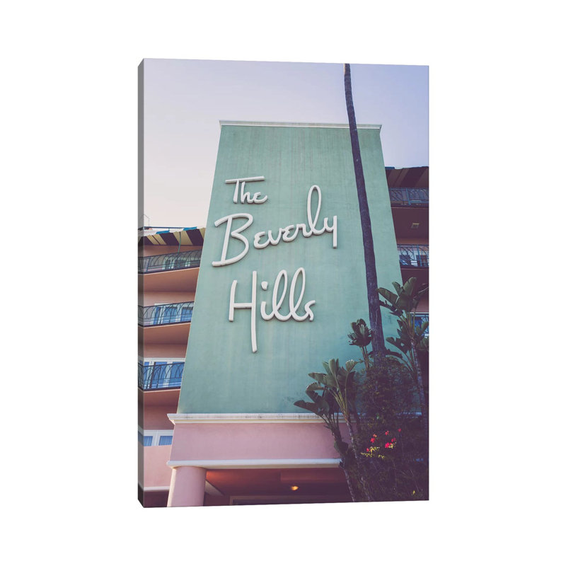Beverly Hills Hotel I by Ann Hudec - Wrapped Canvas Print, 20.32 cm H x 30.48 cm W