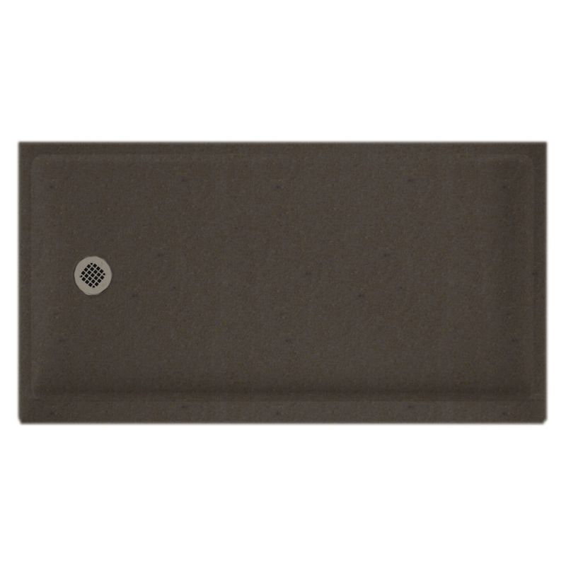 32'' W 60'' D Rectangular Single Shower Base, Left-Hand, Canyon