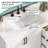36'' Single Bathroom Vanity With Ceramic Top-533107767