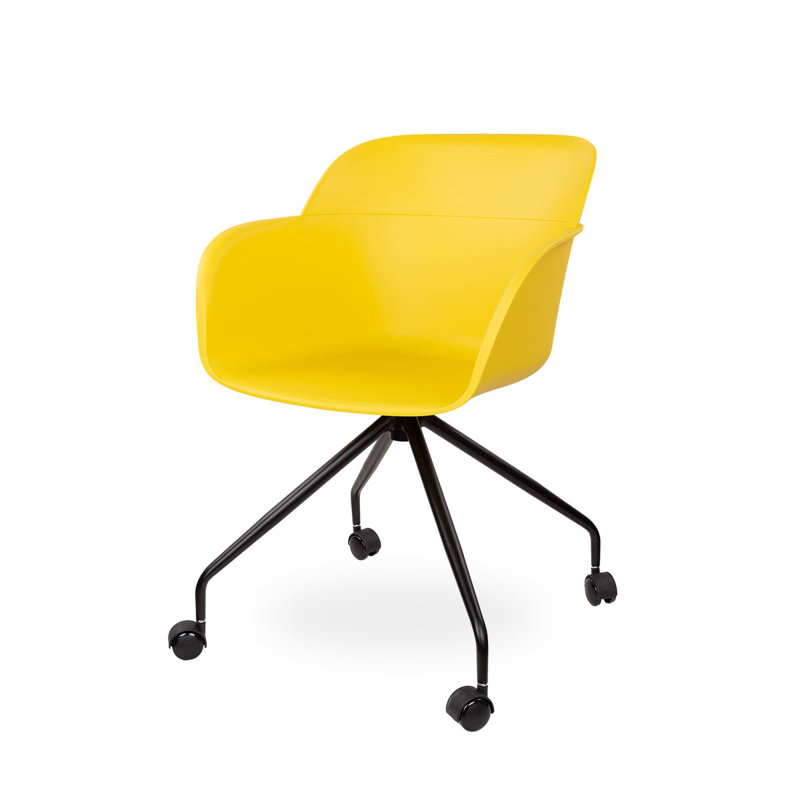 Koeninger 48cm H Armchair, Yellow