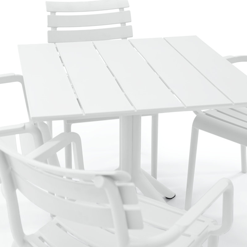 Centreville 4 Person Dining Set, White