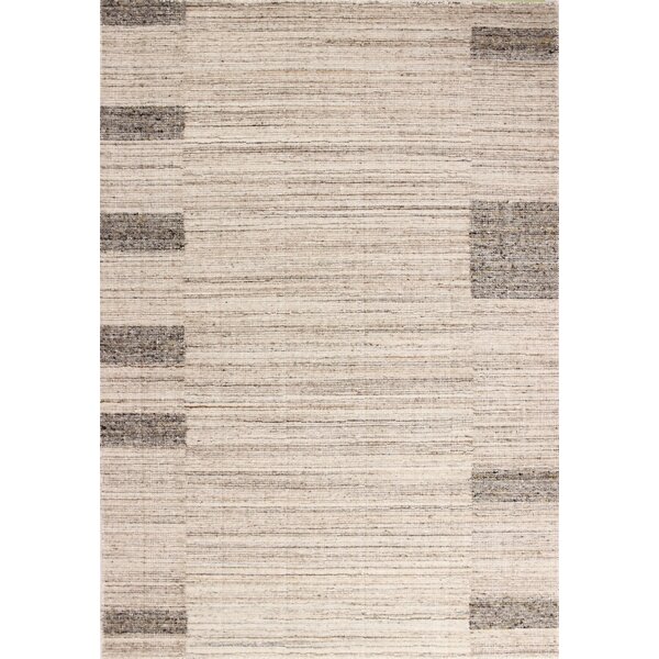 Raisa Hand Loomed Wool Beige/Brown Rug & Reviews | Joss & Main