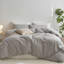 Ensemble de housse de couette à rayures 100% coton lavé MooMee-112681251-108306141