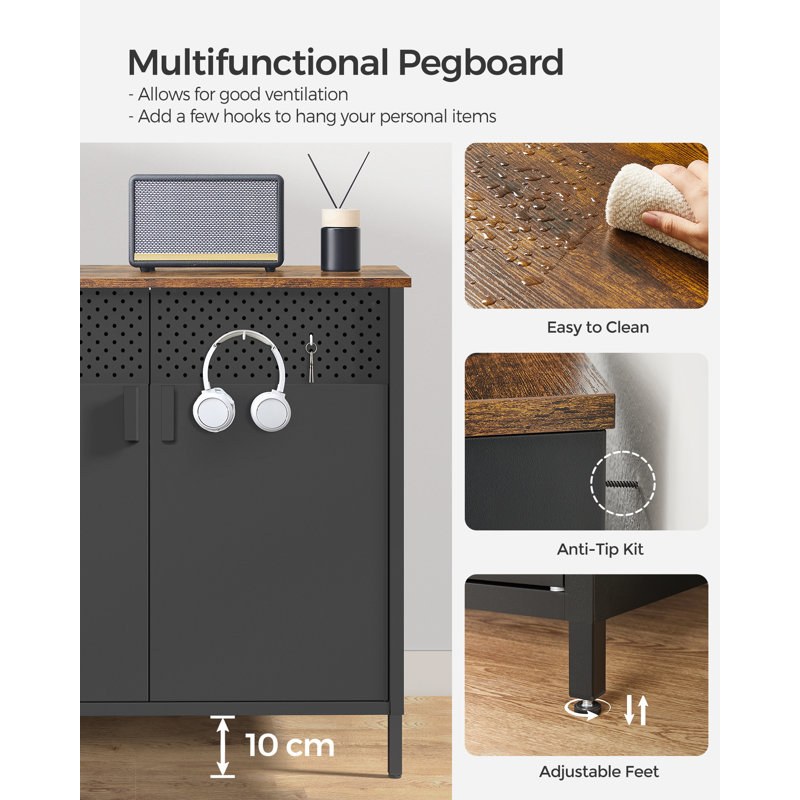Mirrored Rectangle Accent Cabinet