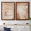 «Wood Grain Suminagashi I», ensemble de 2 impressions encadrées-697998598-697998597