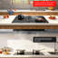 Surface de cuisson électrique 7400W avec système de ventilation Karinear 36 pouces avec système de ventilation, surface de cuisson électrique à 2 brûleurs, contrôle d'extracteur de courant descendant, sans prise