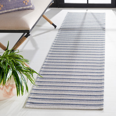 Tapis rayé en coton Martha Stewart